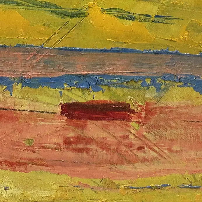 "Portrait of a Tiger" detail of painting by Svetlana Vuksanovic