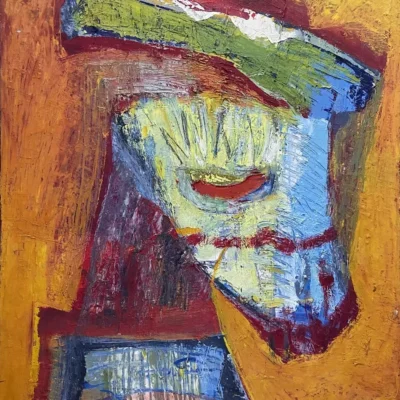 The-Portrait-of-a-Giraffe-acrylic-90×70-abstract-painting-svetlana-vuksanovic