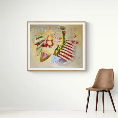 "The Spine of the World" abstract painting by Svetlana Vuksanovic