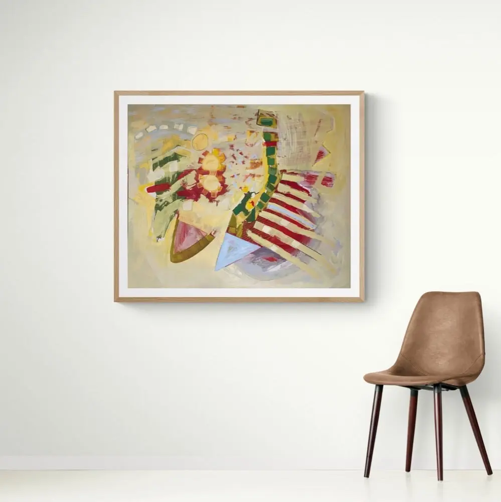 "The Spine of the World" abstract painting by Svetlana Vuksanovic